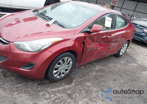 2013 Hyundai Elantra Gls z USA, uszkodzony, nr VIN 5NPDH4AE0DH228133